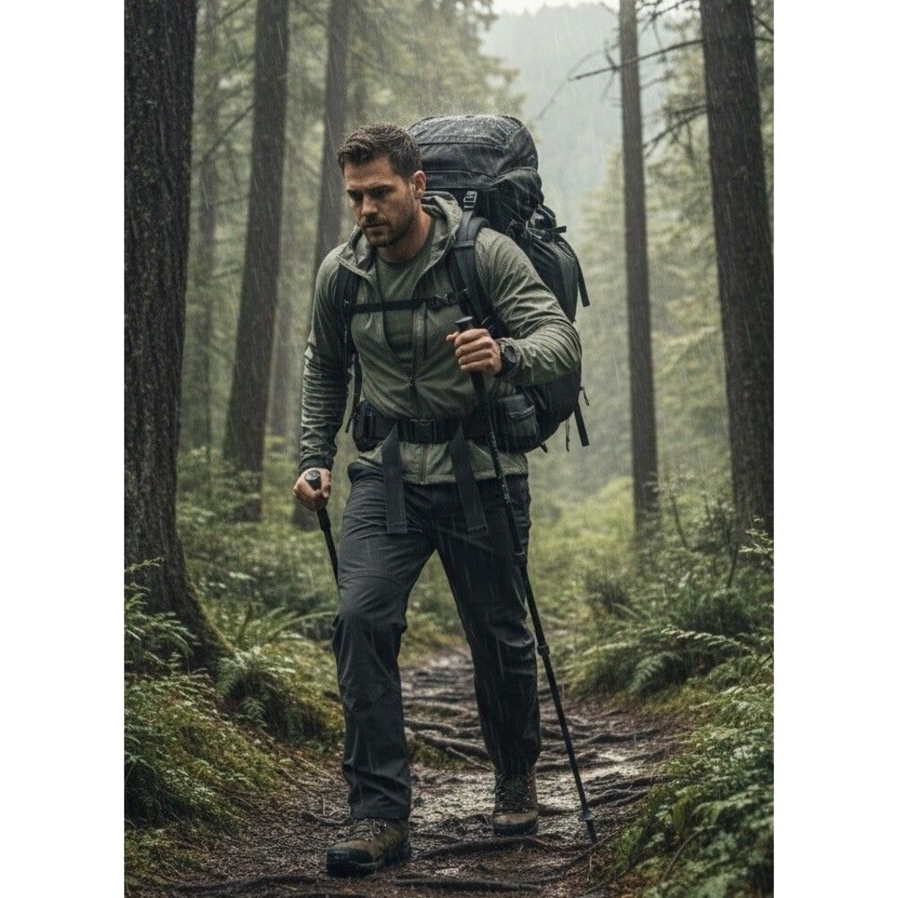 Kuhl Raid Pants 38x30 Technical Softshell Camping Hiking Cargo Nylon Black